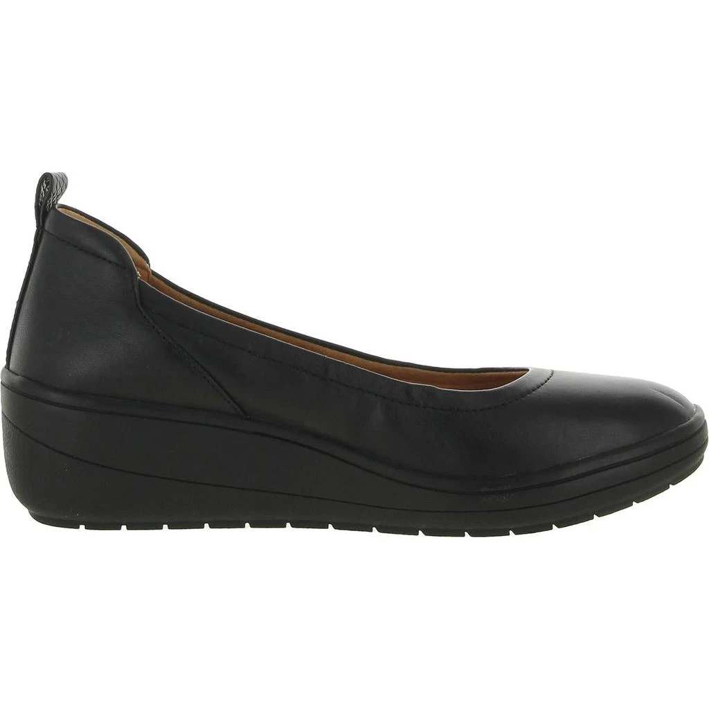 VIONIC Vionic Womens JAYCE Leather Slip On Wedge Heels 3
