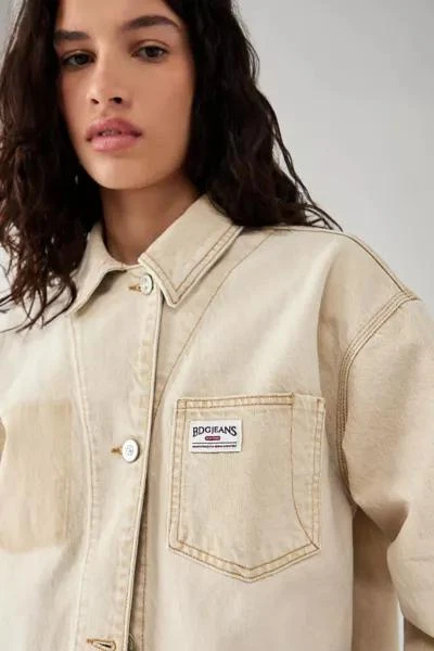 BDG BDG Cream Denim Chore Jacket 4