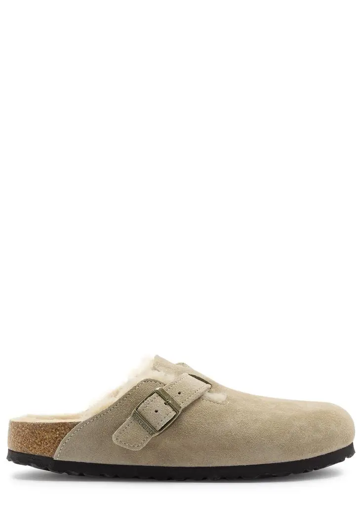 Birkenstock Boston shearling-lined suede clogs 1