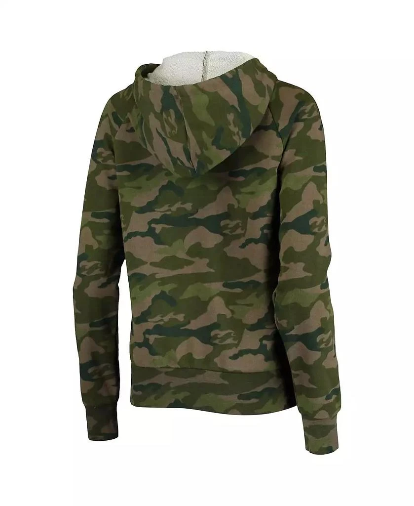New Era Women's Camo Seattle Seahawks Raglan Full-Zip Hoodie 2