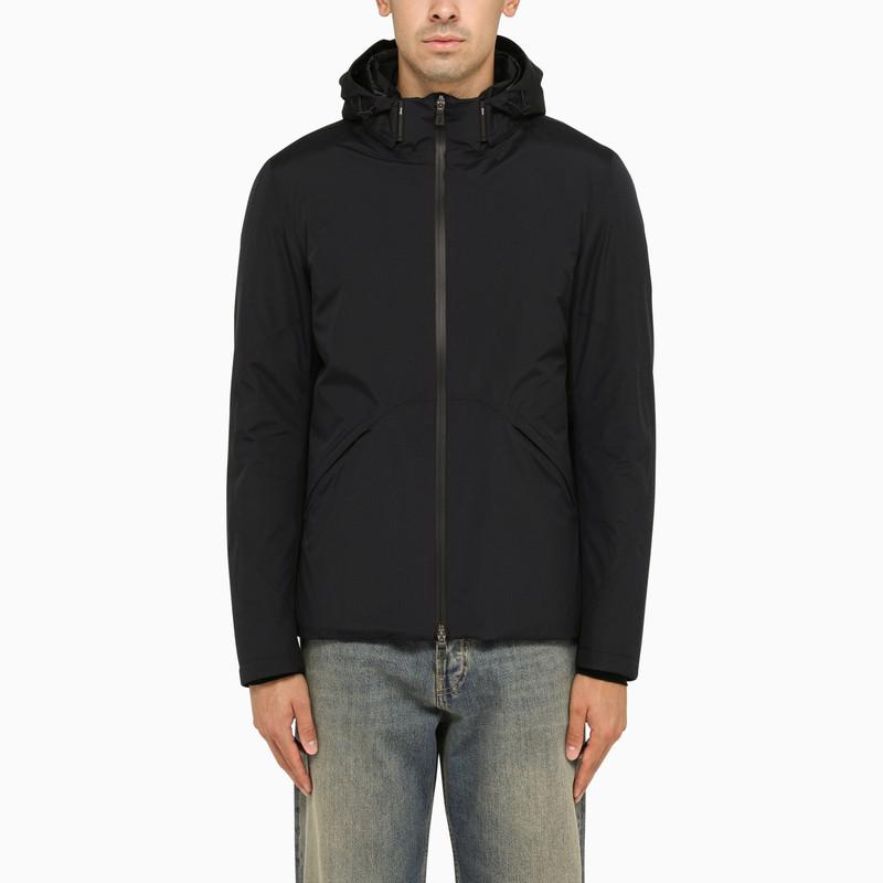 Herno Blue padded nylon parka