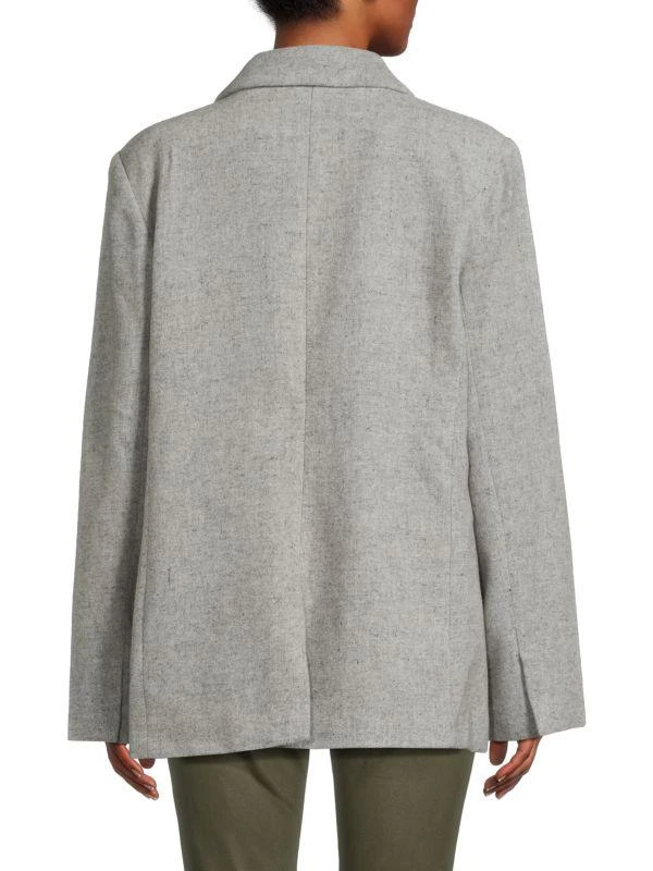 nvlt Fringe Trim Wool Blend Blazer 2