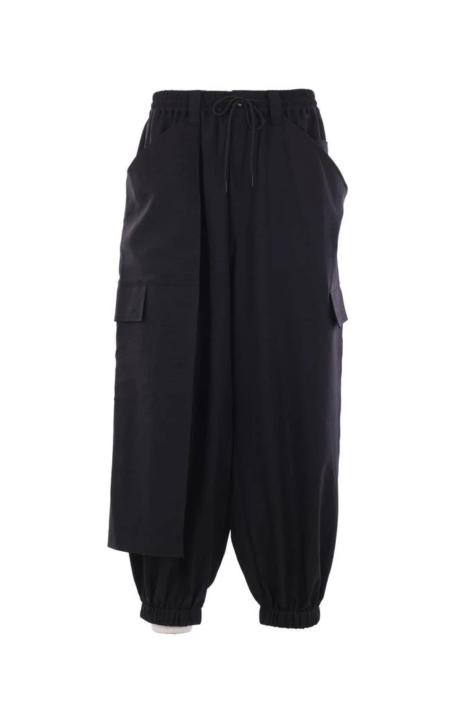 Y-3 Y-3 Drawstring Cargo Trousers 1