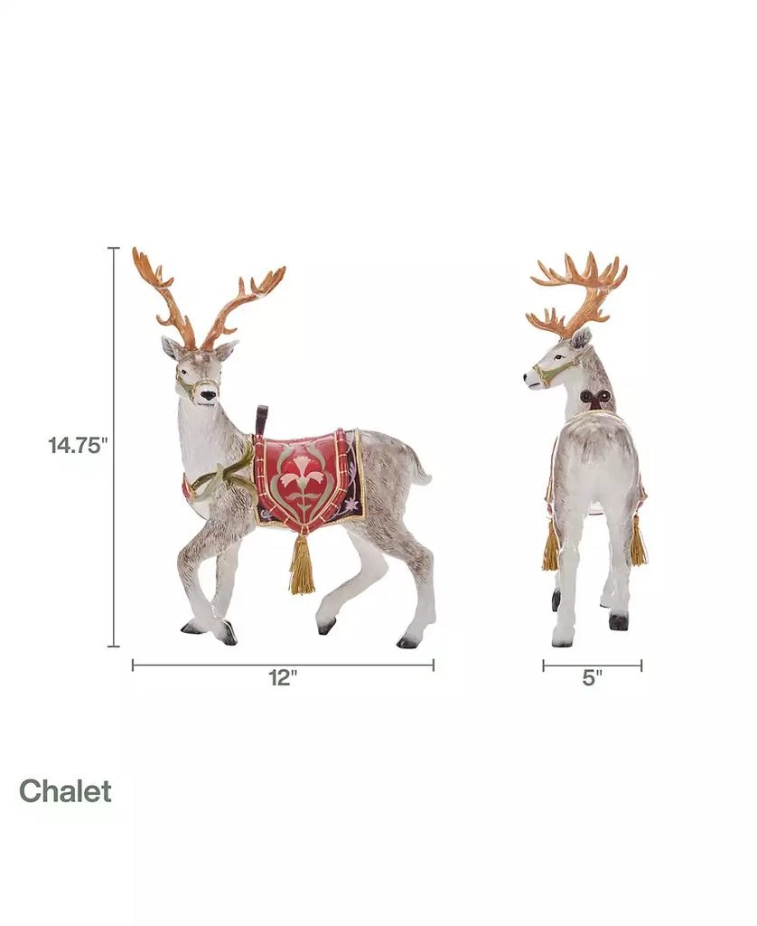 Fitz and Floyd Chalet Deer Figurine 5