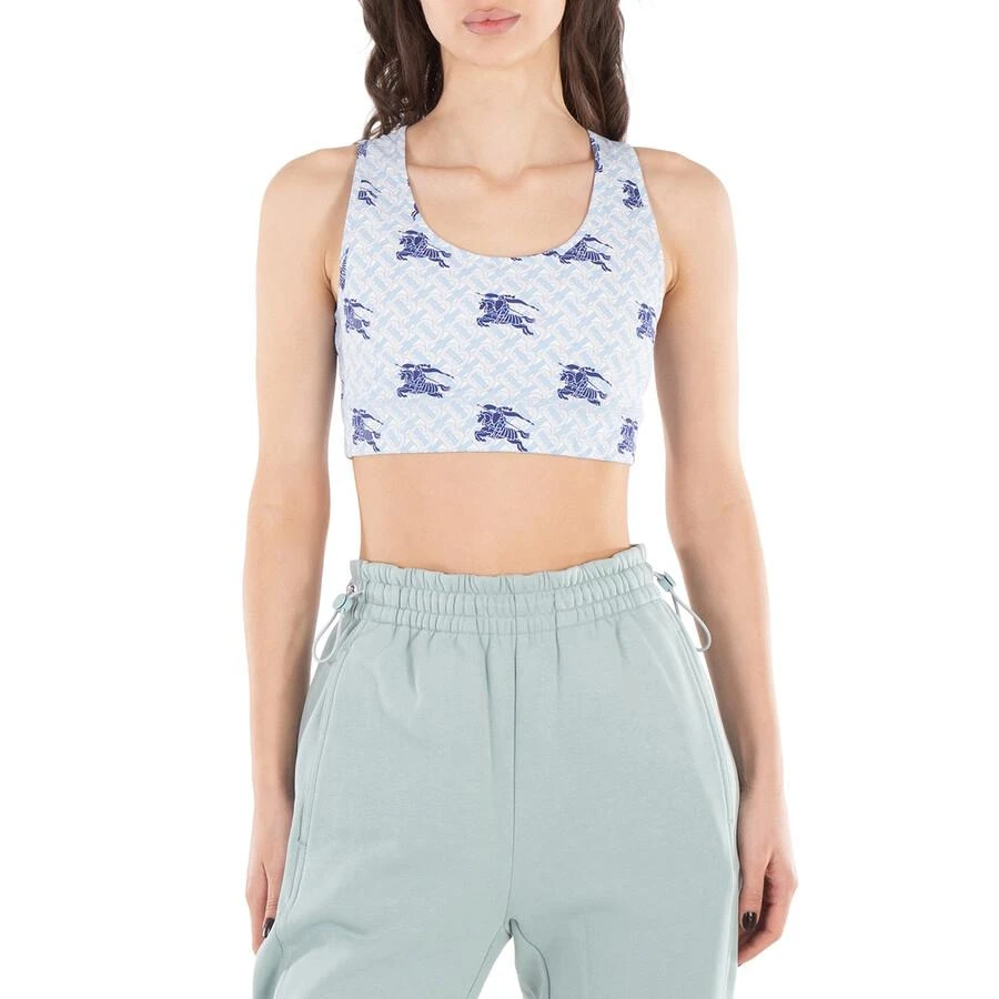 Burberry Monogram And Ekd Logo Cropped Top