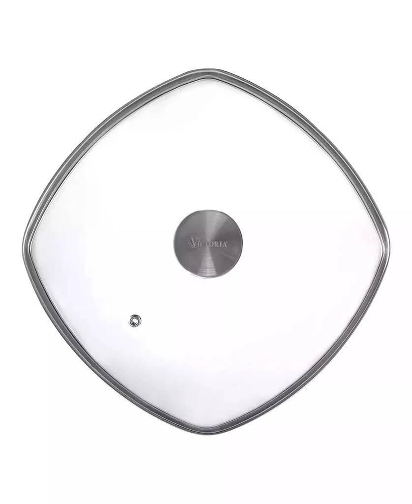 Victoria Glass Lid with Stainless Steel Knob for 10" Grill Pan 1