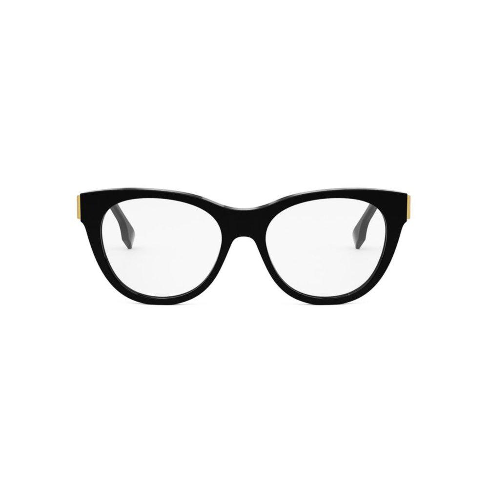 FENDI キャットアイフレムメカネ FE50020I 001 Original Fendi FE50020I 001 Cat Eye 53 mm Shiny Black
