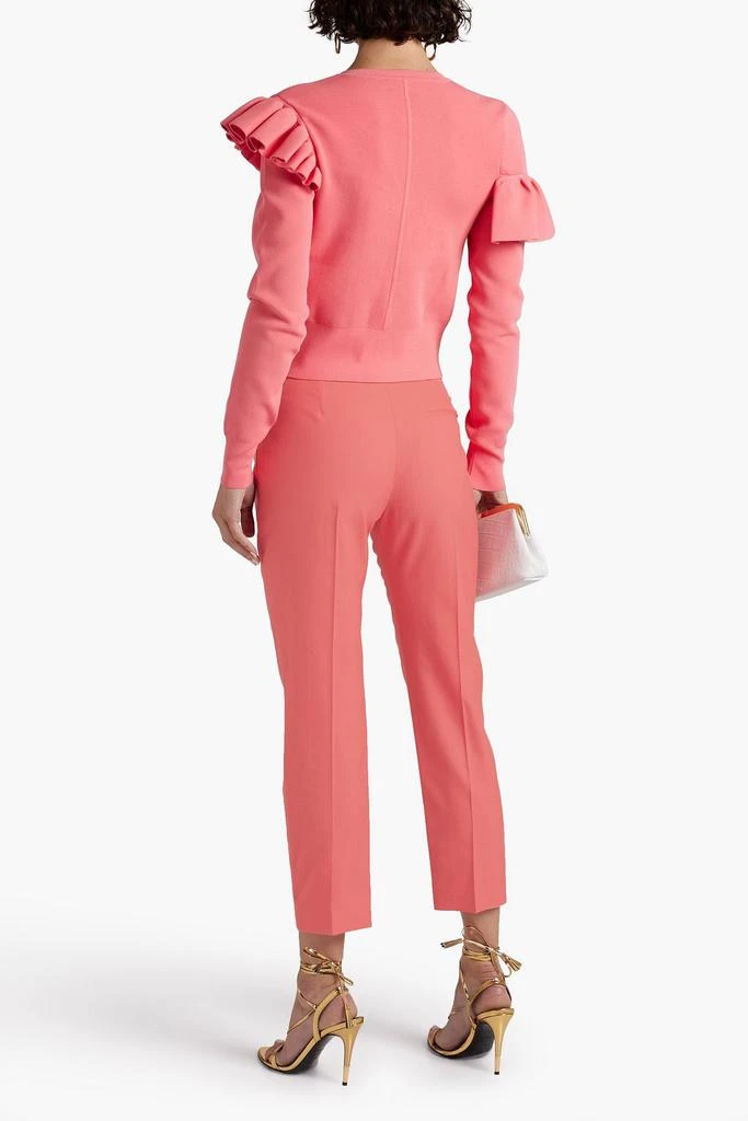McQueen Cropped wool-twill straight-leg pants 3