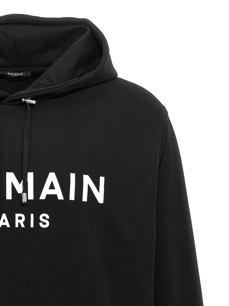 Balmain Balmain Logo Printed Drawstring Hoodie 3
