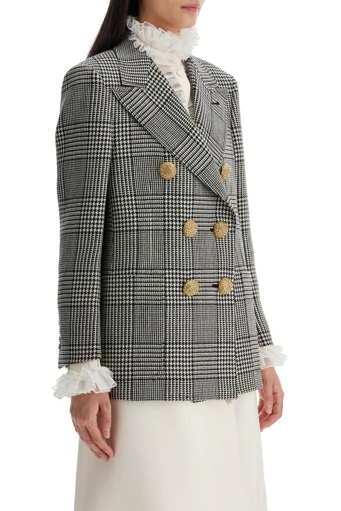 Valentino Valentino Double-Breasted Checked Blazer 2