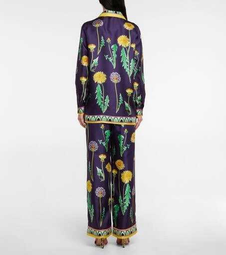 Dolce 
Gabbana Printed oversized silk twill shirt 3