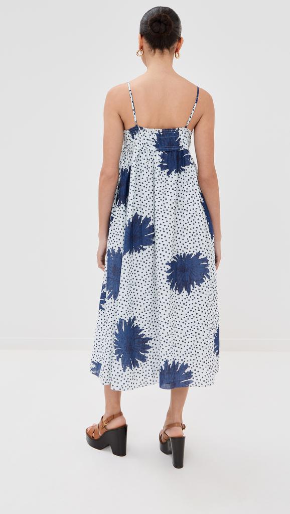 Alix of Bohemia Eden Indigo Dahlia Dress