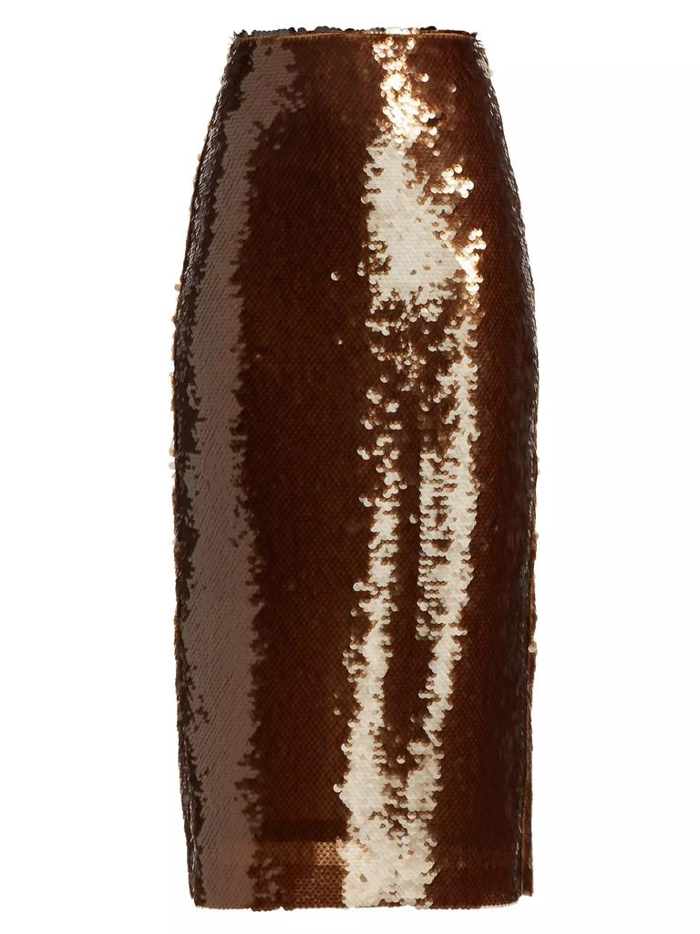 BLAZÉ MILANO Tarantella Sussex Sequined Midi-Skirt 1