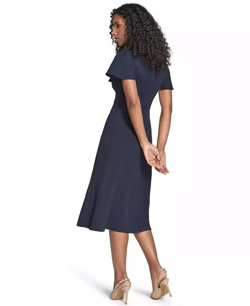 Calvin Klein Women's Flutter Sleeve Midi Dress 3