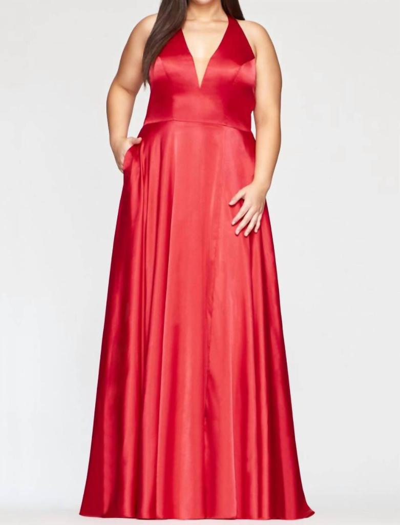 Faviana Charmeuse Dress
