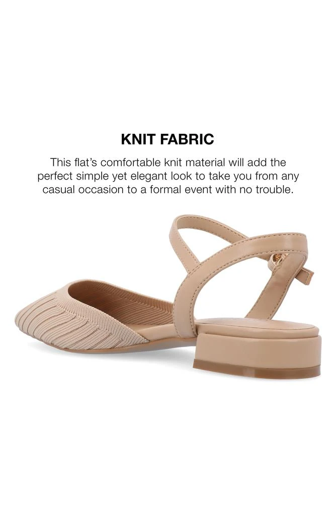 Journee Collection Ansley Ankle Strap Flat 10