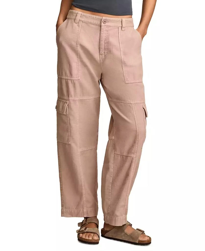 Lucky Brand Women's Straight-Leg Cargo Pants 1