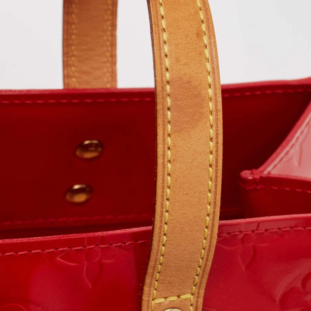 Louis Vuitton Louis Vuitton Red Monogram Vernis Reade PM Bag 5