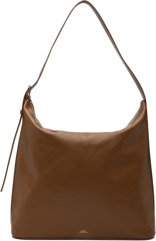 A.P.C. Navy Daniela Shopping Tote - Tote Bags - BeyondStyle