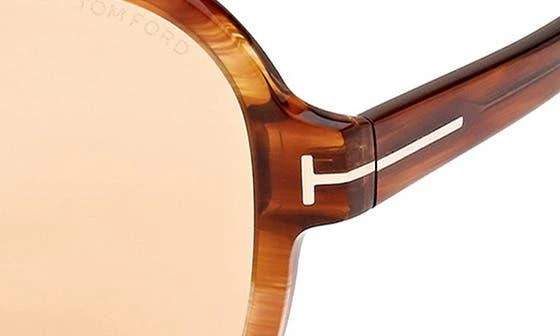 Tom Ford Hanley 57mm Photochromic Butterfly Sunglasses 9