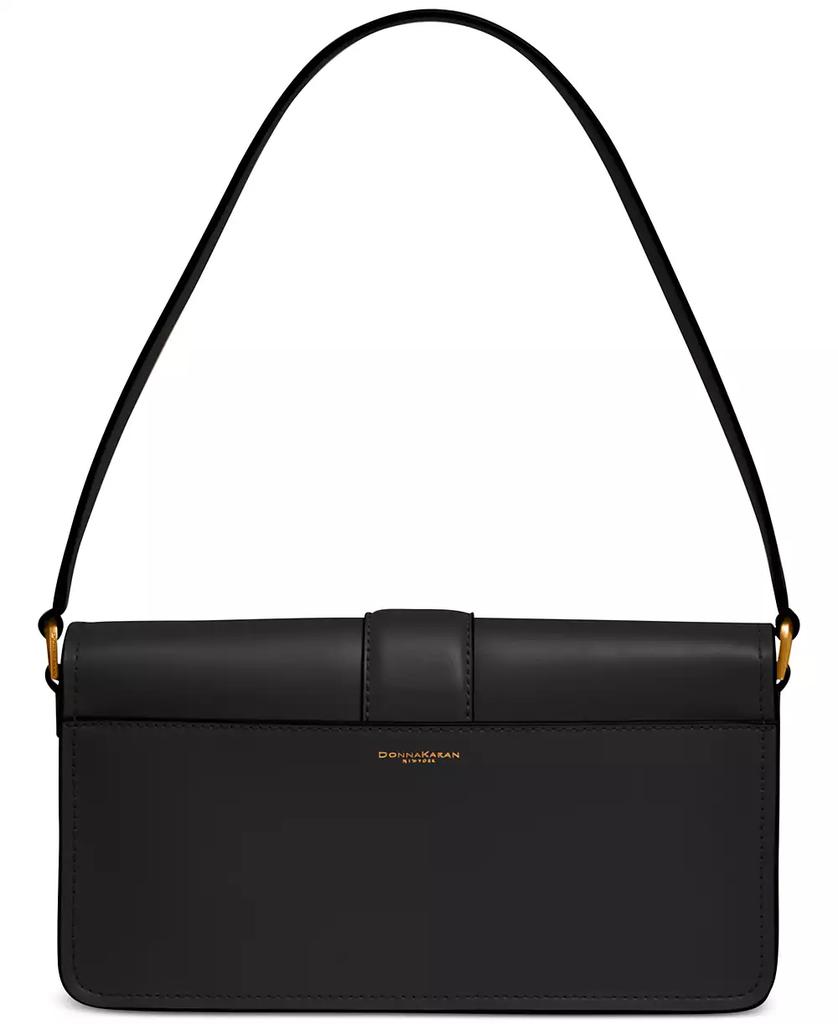 Donna Karan Valley Stream Leather Buckle Shoulder with Removable Strap