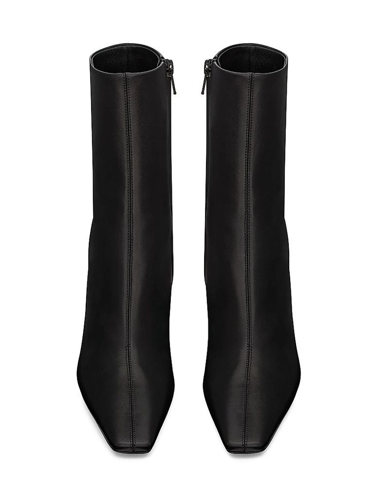 Yves Saint Laurent Jill Booties in Smooth Leather 3