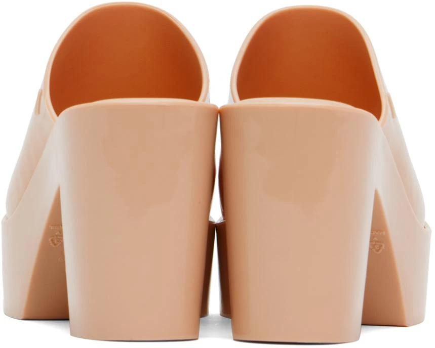 Melissa Beige Mule Heeled Sandals 2