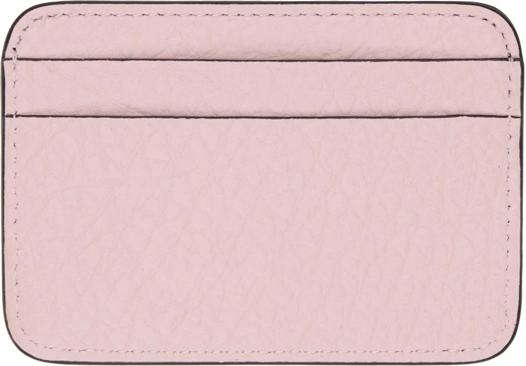 Acne Studios Pink Leather Card Holder 2