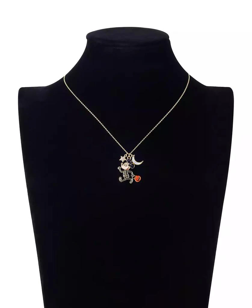 Disney Mickey Mouse Skeleton Halloween Pendant Necklace 2