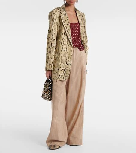 Dries Van Noten Striped cotton-blend palazzo pants 2