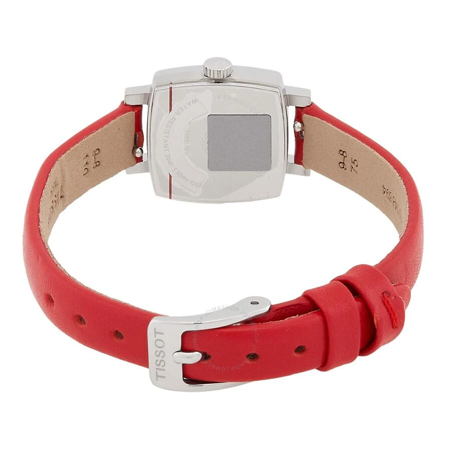Tissot Lovely Square Valentines Quartz Diamond Silver Dial Ladies Watch T0581091603600 3