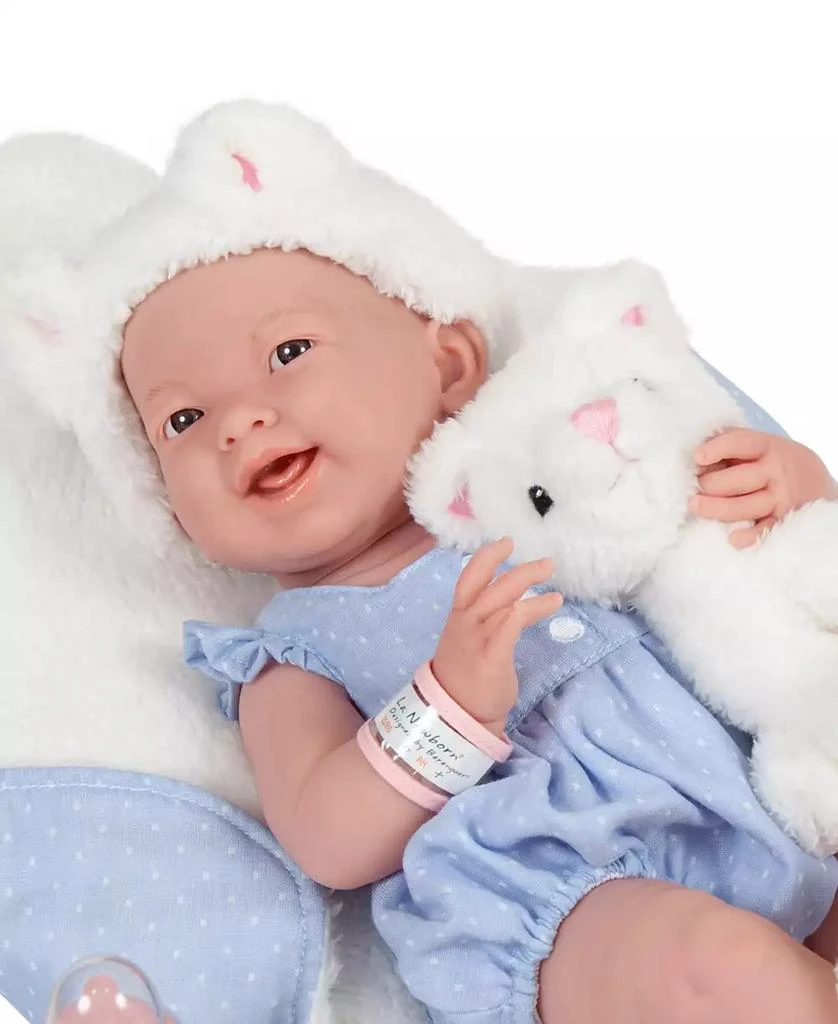 JC TOYS La Newborn 15" Real Girl Baby Doll with Pet Cat Set, 10 Pieces 6