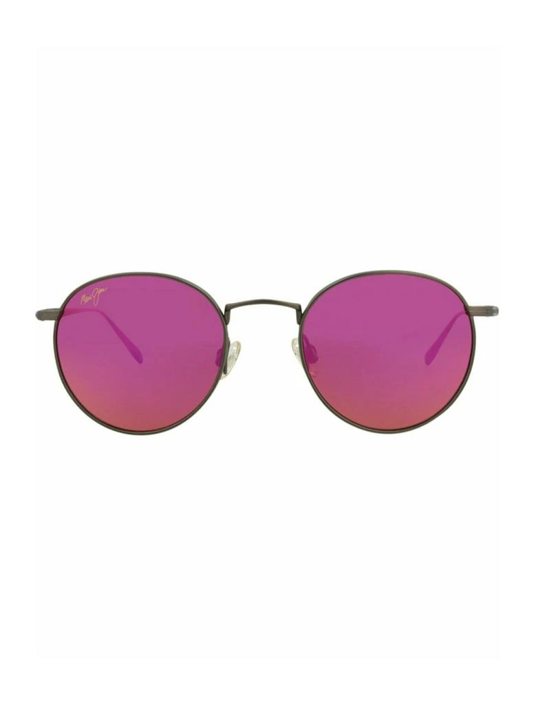 Maui Jim Round-Frame Titanium Sunglasses 1