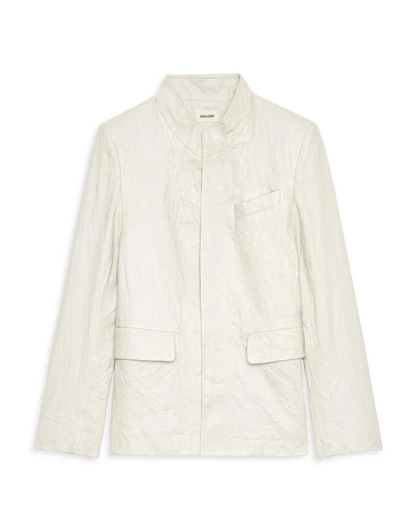 ZADIG & VOLTAIRE Veryn Cuir Froisse Leather Jacket 7