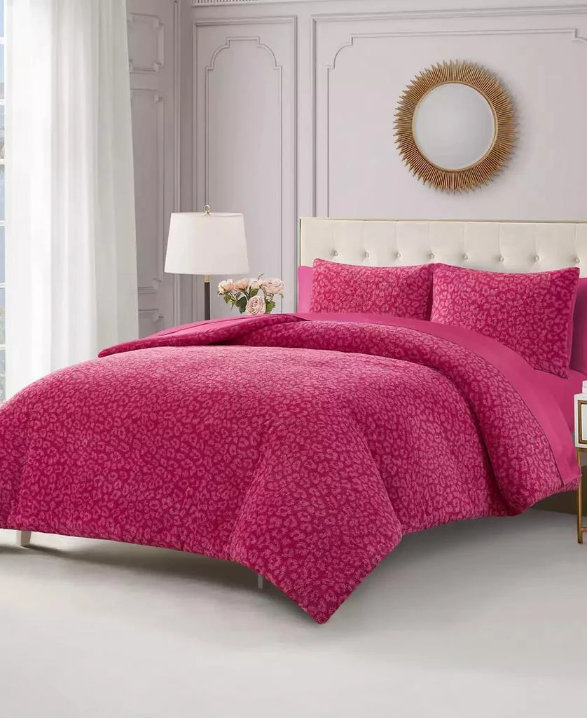 Juicy Couture Cheetah Feathered 2-Pc. Comforter Set 6