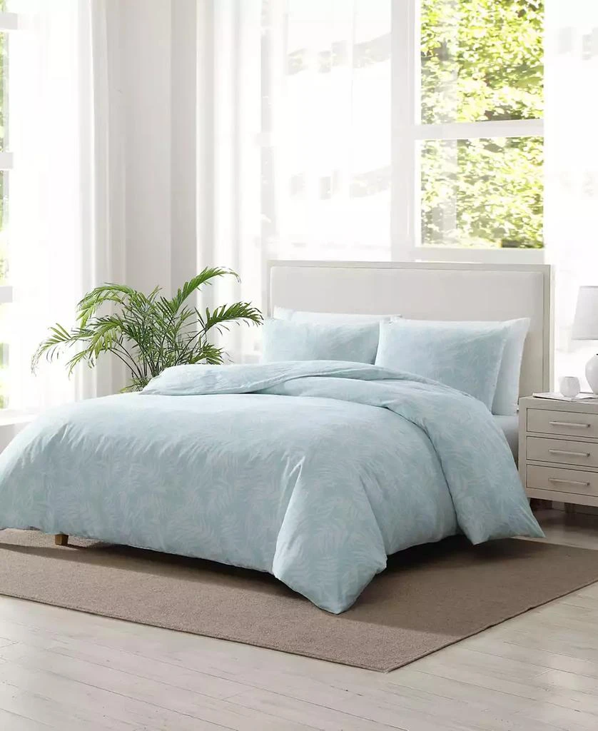 Tommy Bahama Art Of Palms Reversible 3 Piece Duvet Cover Set 3