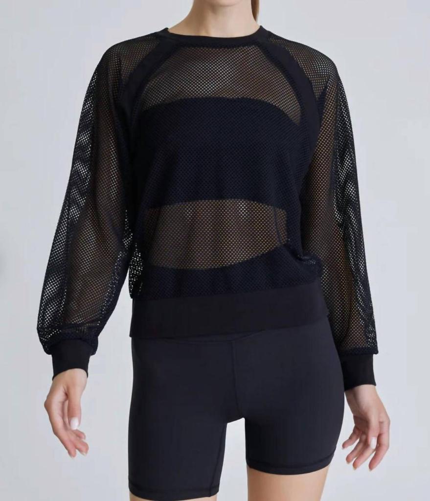 Blanc Noir Blanc Noir - IRIE CROPPED SWEATSHIRT