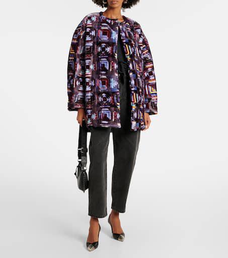 Isabel Marant Doriane printed puffer coat