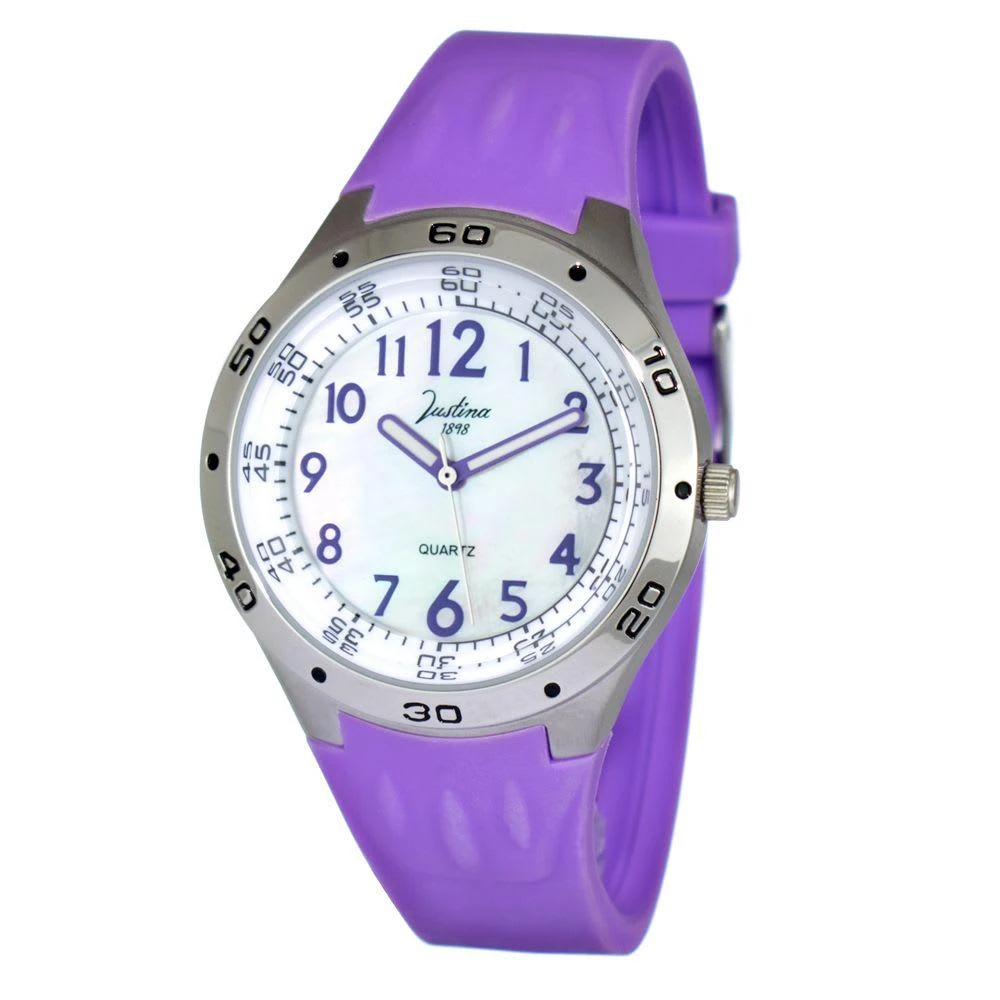 JUSTINA Rubber Bracelet Women
s Watch