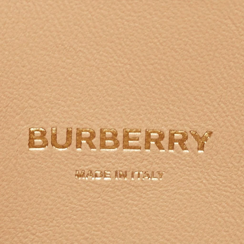 Burberry Burberry Beige Satin Studded Olympia Clutch 8