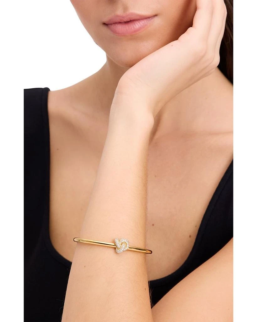 Kate Spade Cubic Zirconia Pavé Love Knot Bangle Bracelet 2