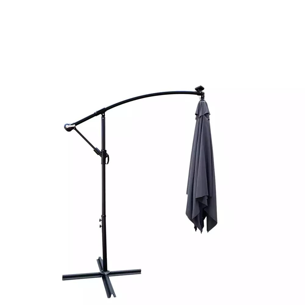 Streamdale Furniture Streamdale Solar Powered LED Patio Umbrella with Crank
Base 5