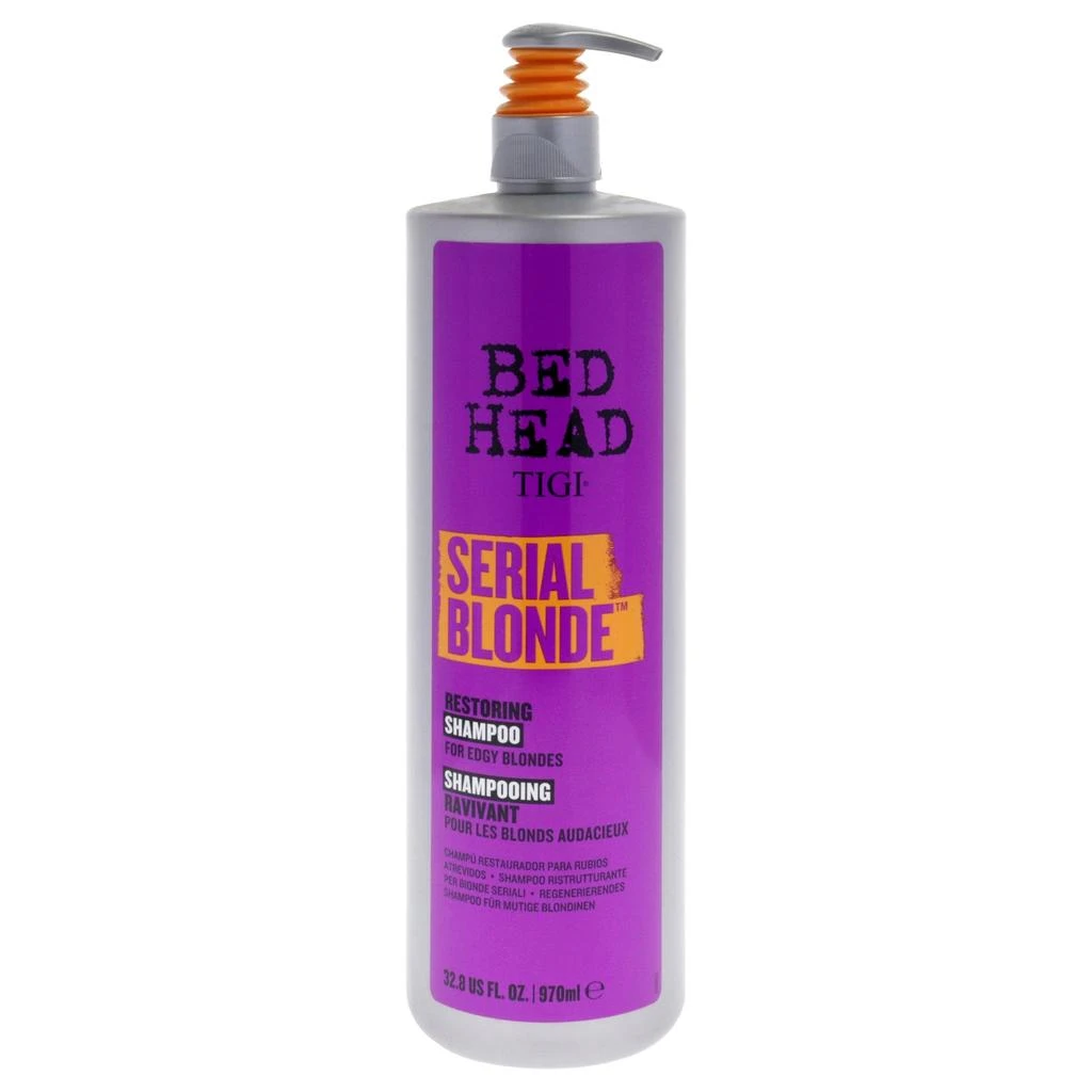 TIGI Bed Head Serial Blonde Shampoo by TIGI for Unisex - 32.8 oz Shampoo 1