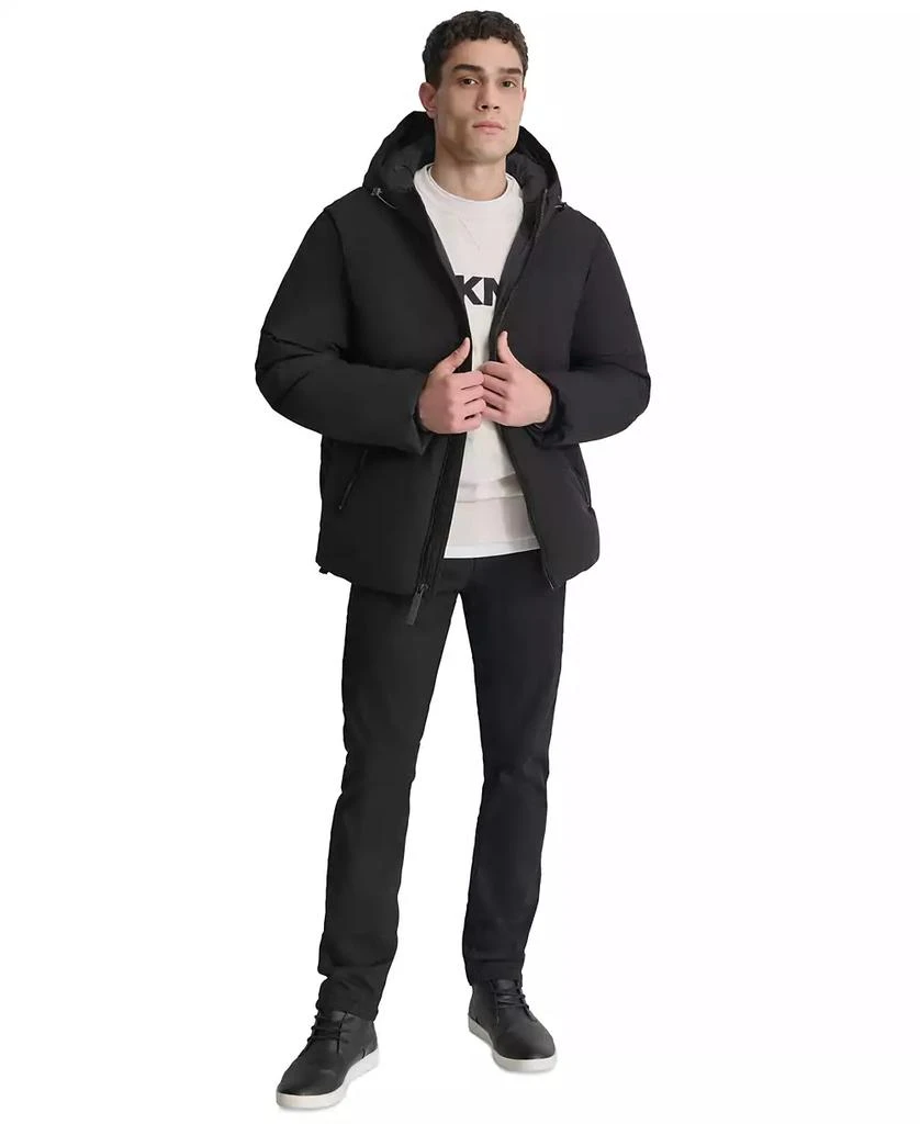 DKNY Men's Hooded Full-Zip Jacket 5