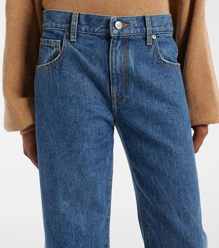 Khaite Kerrie mid-rise wide-leg jeans 4