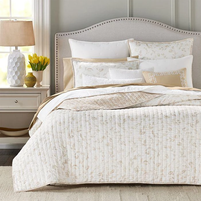 sky Elena Acanthus Chenille Reversible Quilt Set, Full/Queen - Exclusive 2