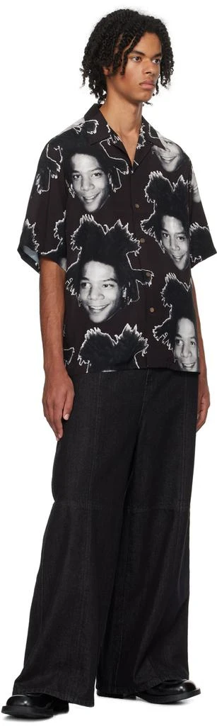 Wacko Maria Black Printed Shirt 4