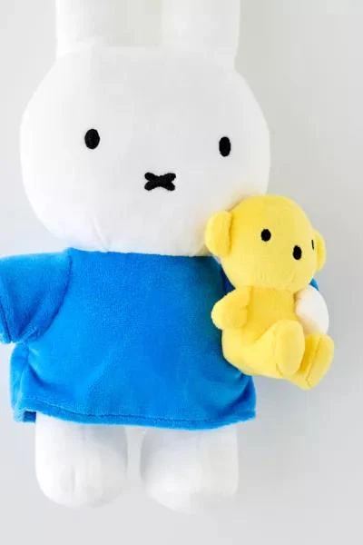 Smoko Smoko Miffy & Bear Midi Mochi Plushie 2