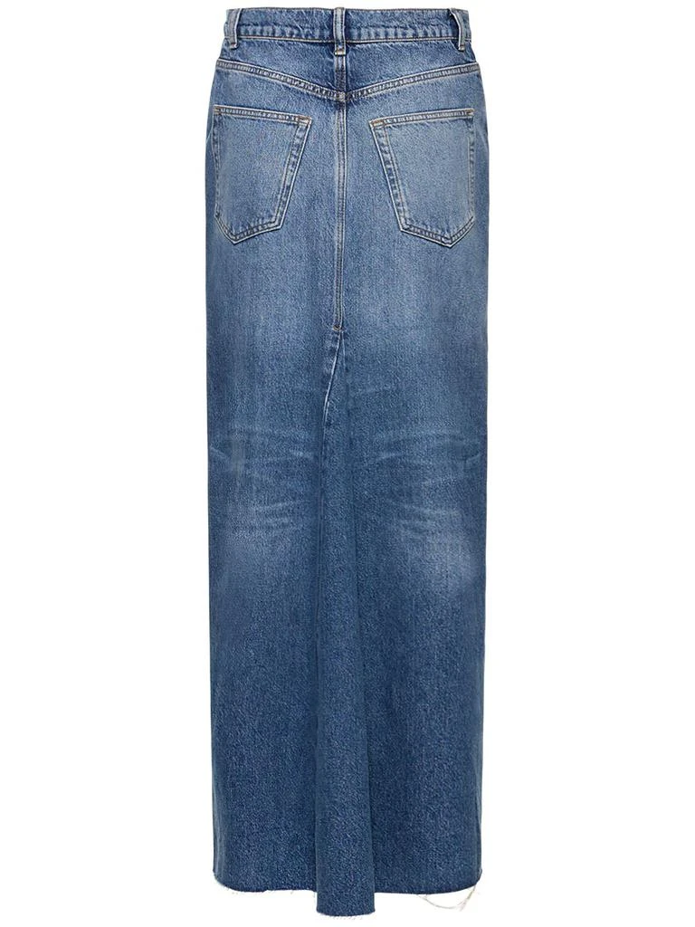 REFORMATION Tazz Cotton Denim Maxi Skirt 4