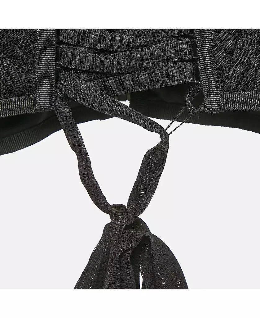 Pre-Owned Dolce 
Gabbana Women
s Black Tulle Lace-Up Corset Top 5